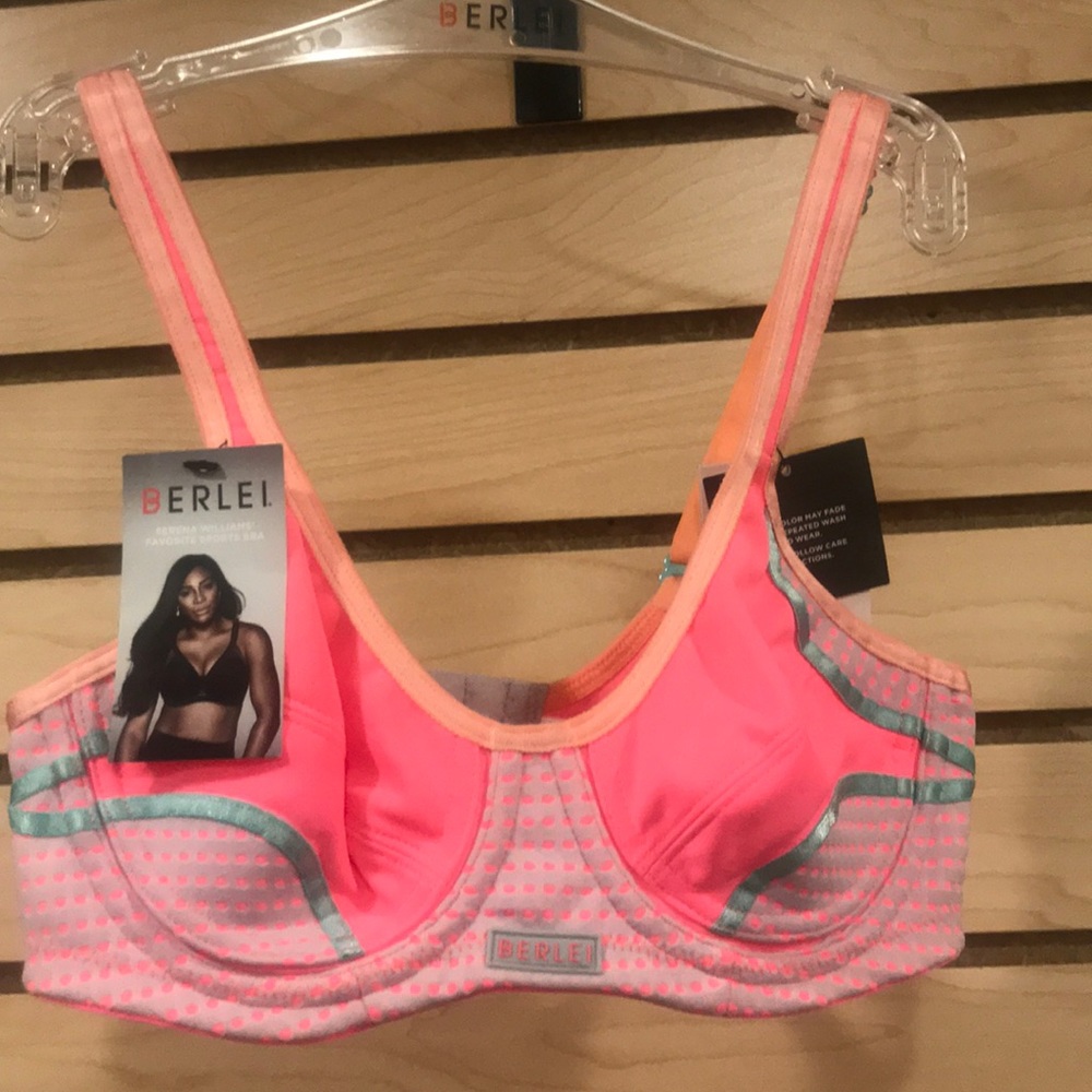 NWT Berlei Strawberry Sorbet Sports Bra 32A